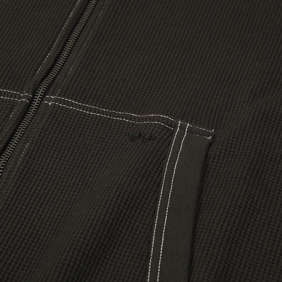 Vans Skate Full Zip Hooded Sweater Thermal Faded Black Vans Skate Full Zip Hooded Sweater Thermal Faded Black