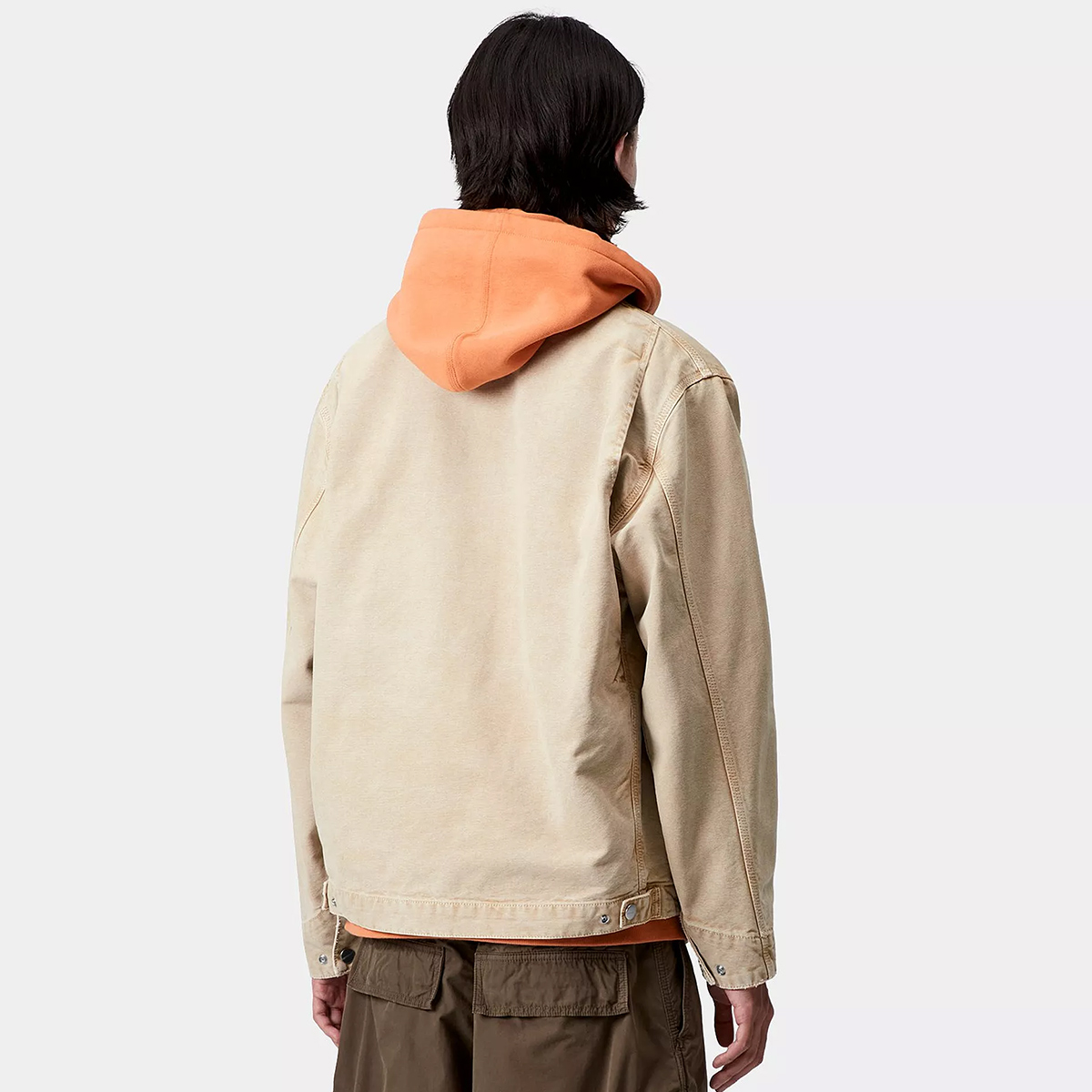 Carhartt WIP OG Detroit Jacket Dusty H Brown/Dusty H Brown Chalk Wash Carhartt WIP OG Detroit Jacket Dusty H Brown/Dusty H Brown Chalk Wash