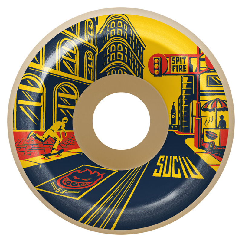 Spitfire Formula Four Suciu Market Conical Full Wheels 99D 54mm Spitfire Formula Four Suciu Market Conical Full Wheels 99D 54mm