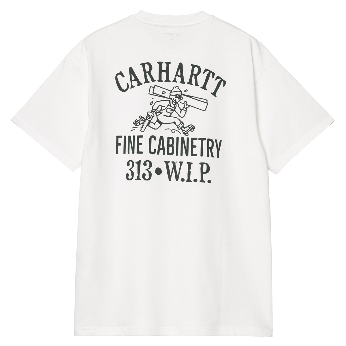Carhartt WIP Cabinetry T-Shirt White/Black | S | 1142282_S