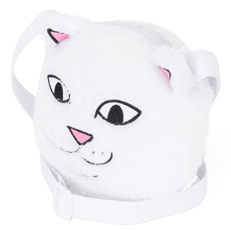 RIPNDIP Lord Nermal Sherpa Crossbody Bag White RIPNDIP Lord Nermal Sherpa Crossbody Bag White