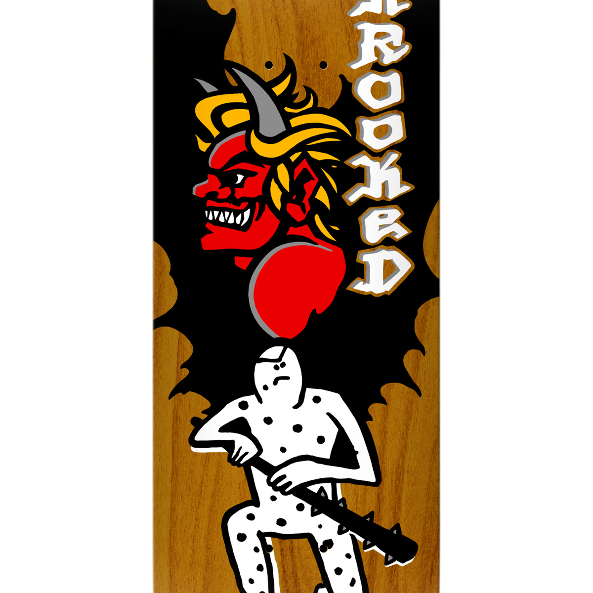 Krooked Cernicky Devil Ed Skateboard Deck 8.5