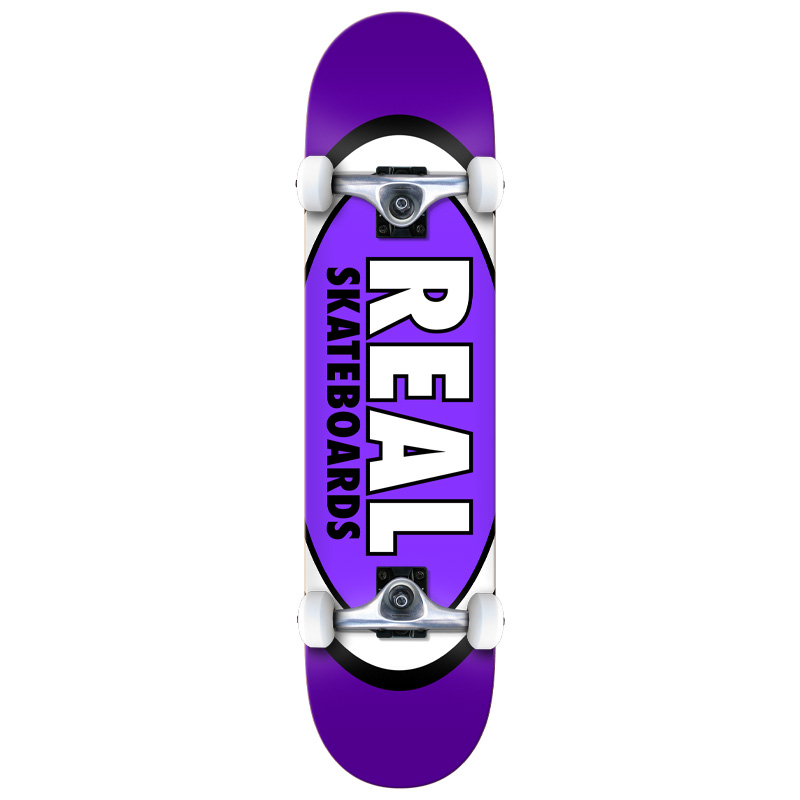 Real Classic Oval Purple XL Complete Skateboard 8.25