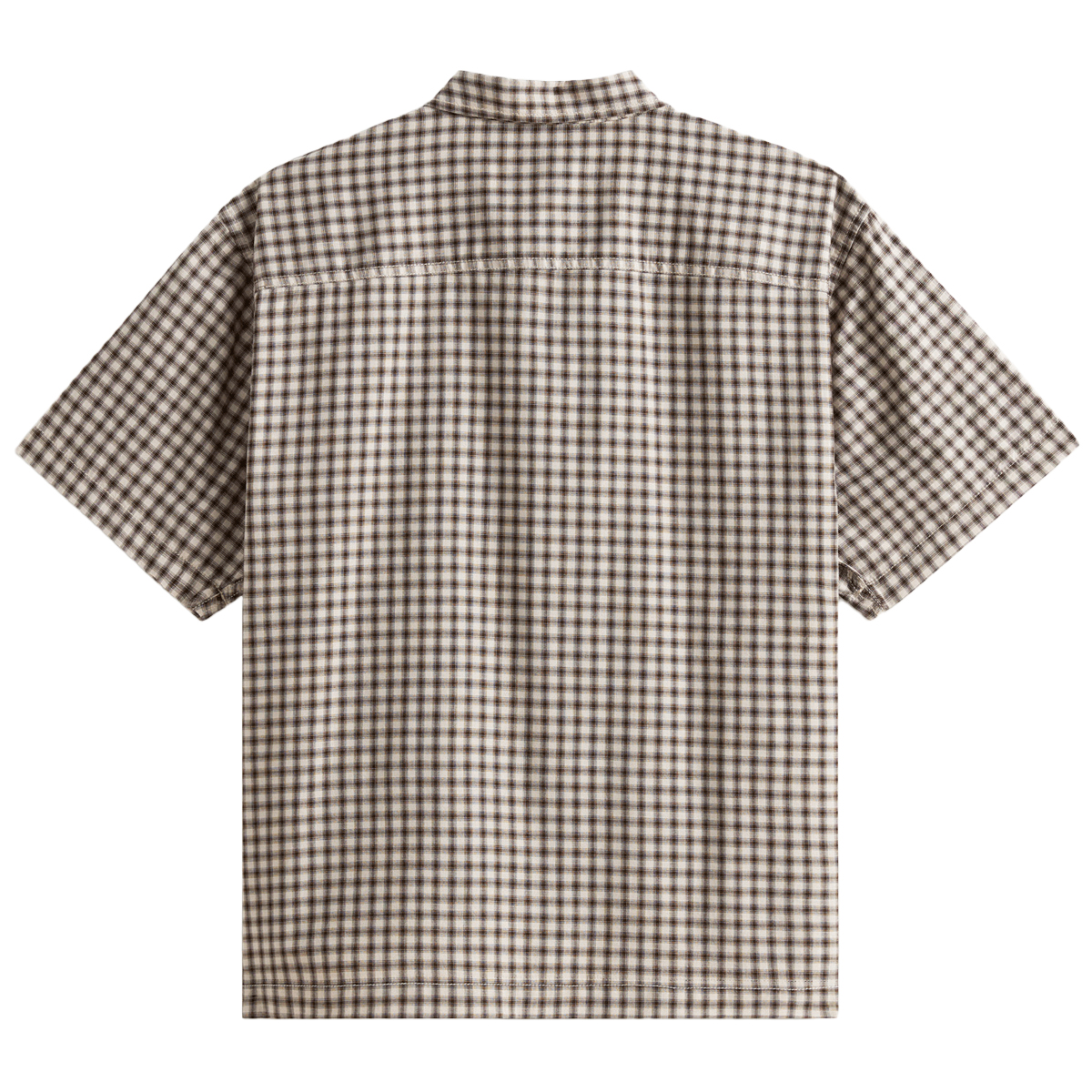 Vans Larkspur Mini Plaid Shirt Oatmeal/Demitasse