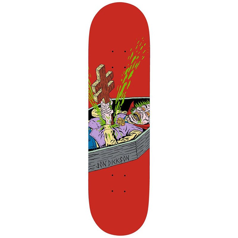Deathwish Jon Dickson Blasphemy Skateboard Deck 8.125