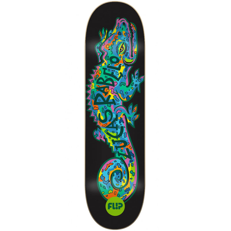 Flip Rabelo Blacklight Skateboard Deck 8.13
