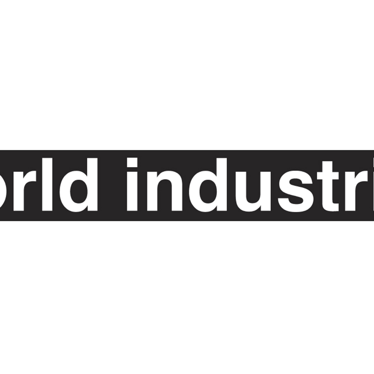World Industries World Logo Sticker