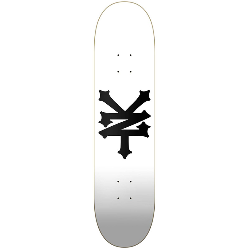 Zoo York OG 95 Crackerjack Skateboard Deck White/Black 8.125 Zoo York OG 95 Crackerjack Skateboard Deck White/Black 8.125