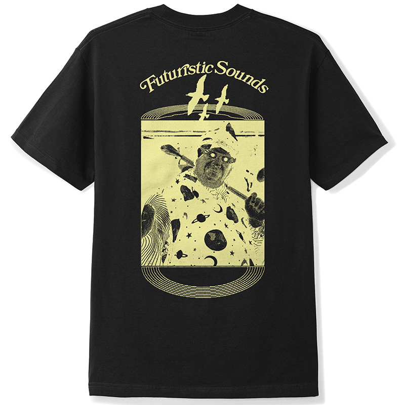 Butter Goods Futuristic Sounds T-shirt Black Butter Goods Futuristic Sounds T-shirt Black