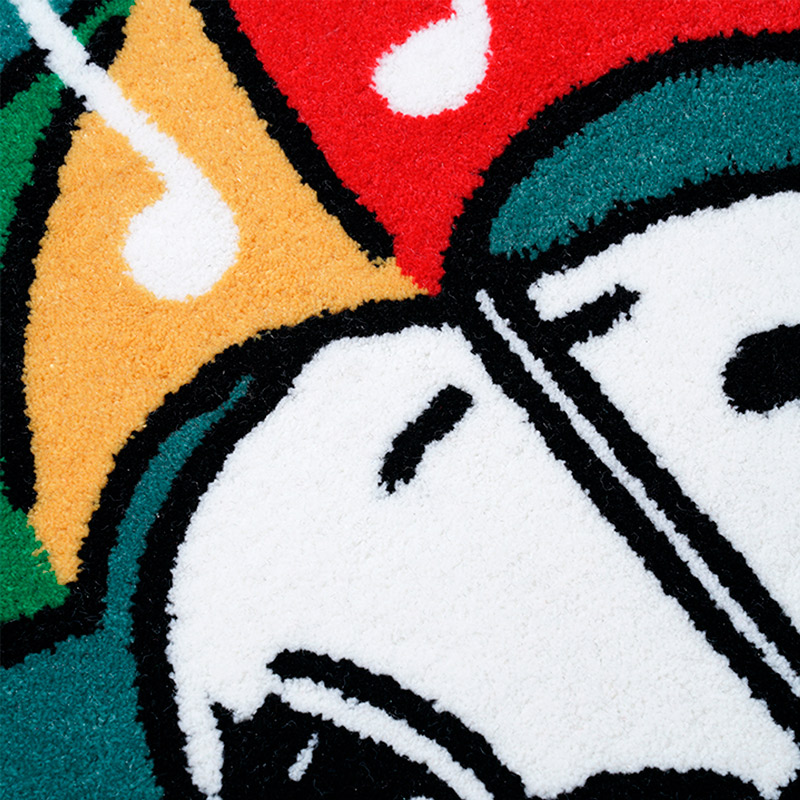 Butter Goods X Peanuts Umbrella Floor Rug Forest