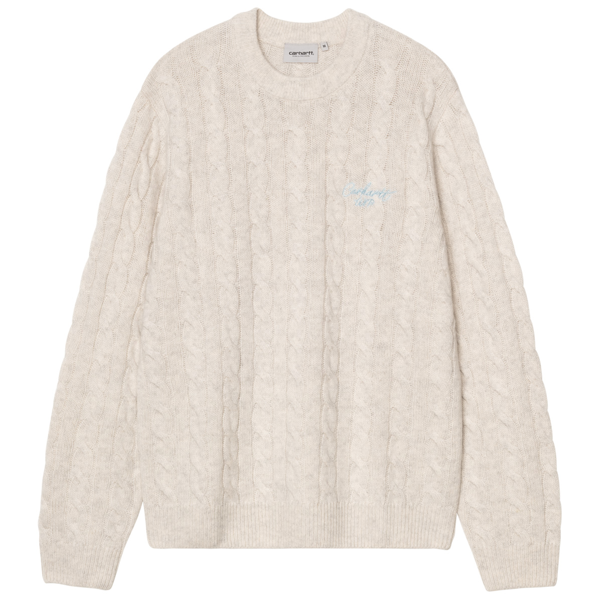 Carhartt WIP Signature Sweater Fleur De Sel/Citadel Carhartt WIP Signature Sweater Fleur De Sel/Citadel