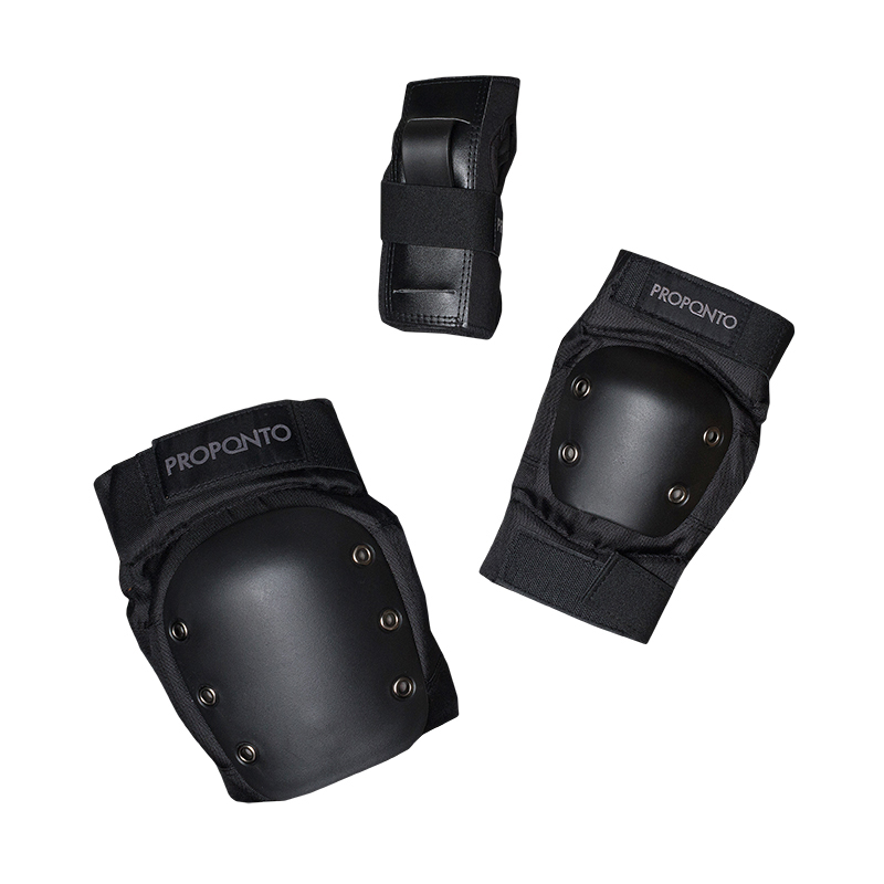 Proponto Kids 3 in 1 Protection Pads Black Proponto Kids 3 in 1 Protection Pads Black