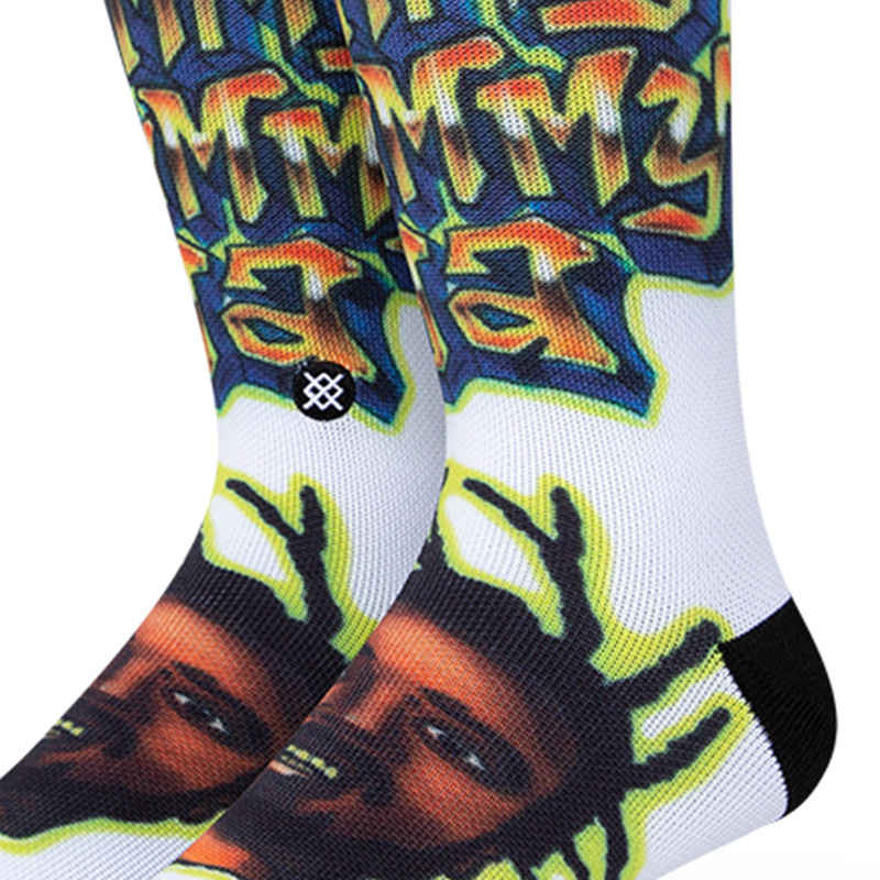 Stance Wu-Tand ODB Shimmy Shimmy Ya Socks White Stance Wu-Tand ODB Shimmy Shimmy Ya Socks White