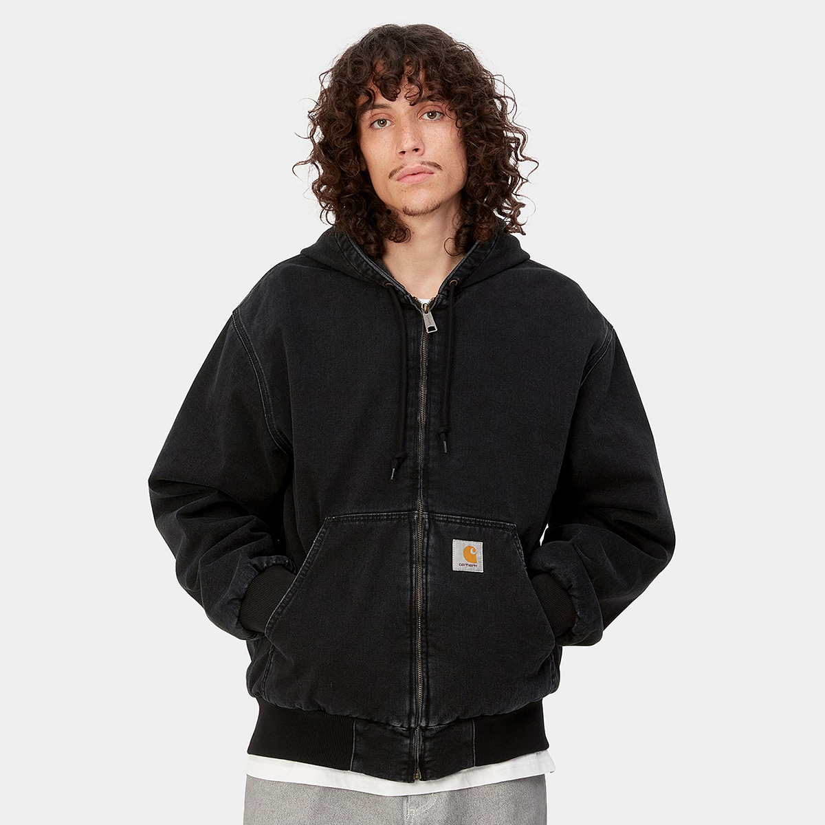 Carhartt WIP OG Active Jacket Black Stone Washed Carhartt WIP OG Active Jacket Black Stone Washed