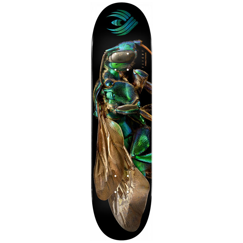 Powell Peralta Levon Biss Orchid Cuckoo Bee Flight Skateboard Deck Shape 242 8.0 Powell Peralta Levon Biss Orchid Cuckoo Bee Flight Skateboard Deck Shape 242 8.0
