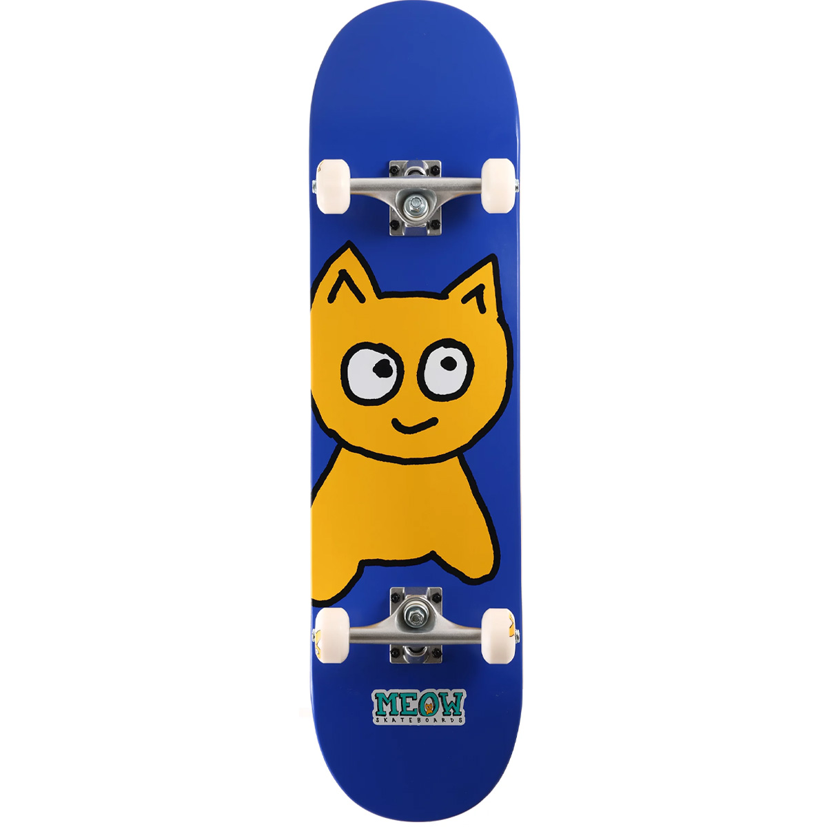 Meow Big Cat Complete Skateboard Navy 8.25