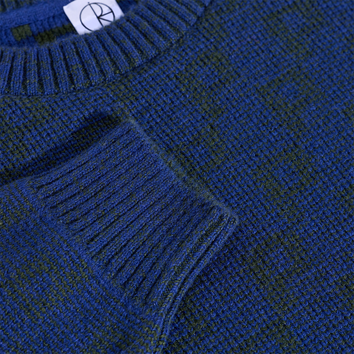 Polar P Pattern George Sweater Blue/Green