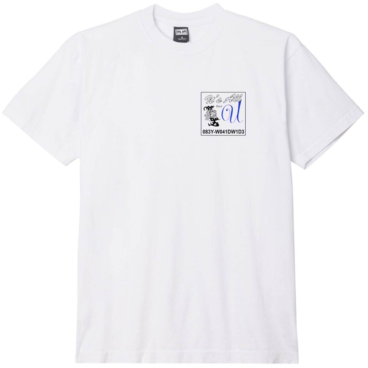 Obey It's All For You T-Shirt White Obey It's All For You T-Shirt White