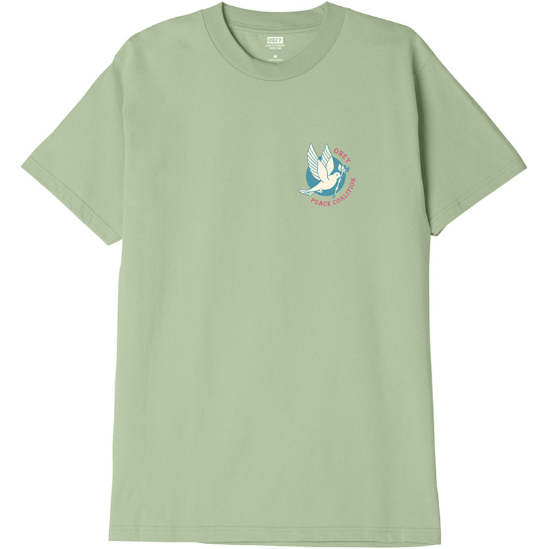 Obey Dove Barbed Wire T-Shirt Cucumber