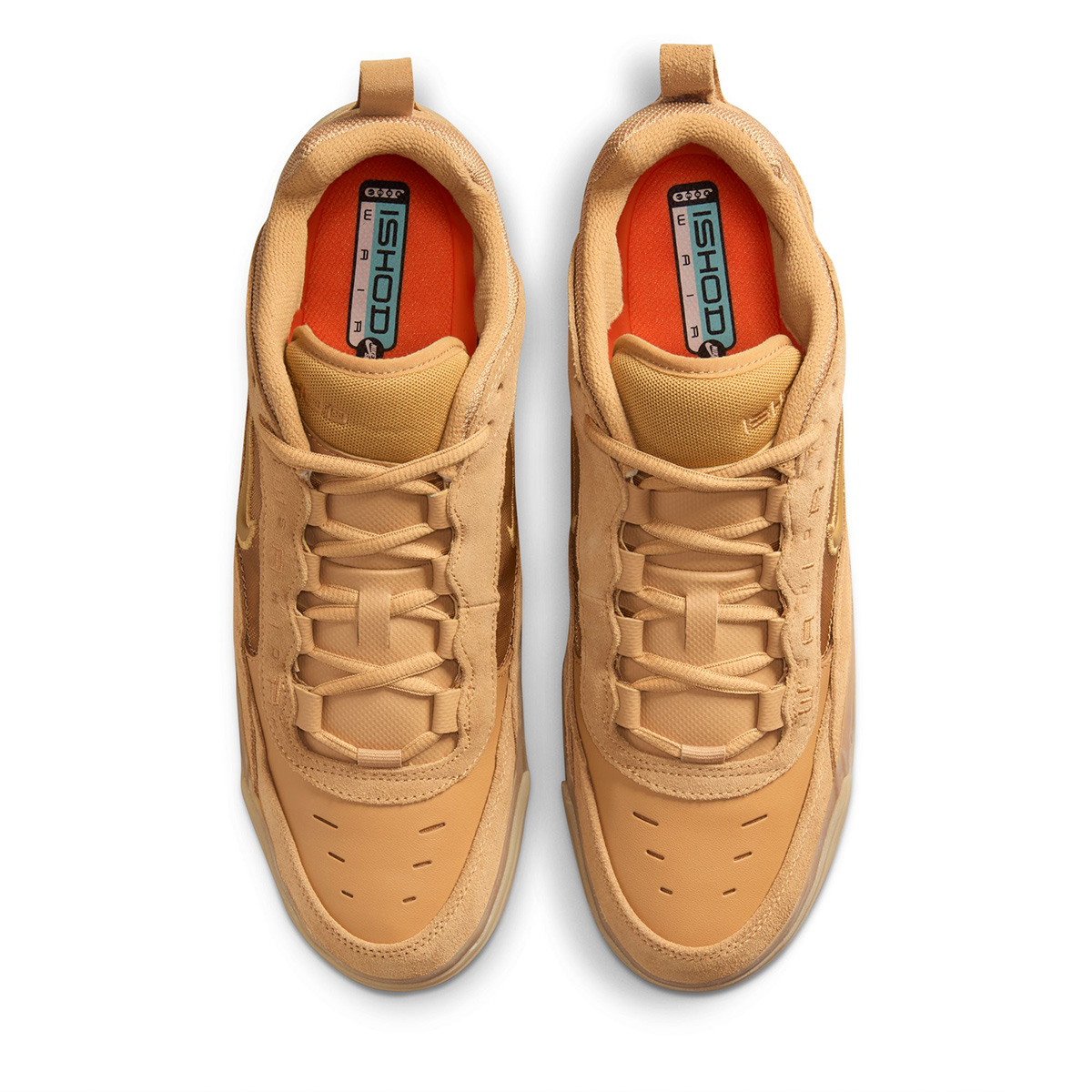 Nike SB Air Max Ishod Flax/Wheat-Flax-Safety Orange Nike SB Air Max Ishod Flax/Wheat-Flax-Safety Orange