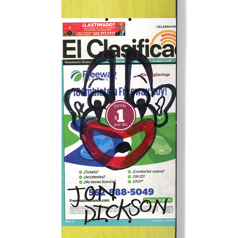 Deathwish Jon Dickson Chatman Skateboard Deck 8.0 Deathwish Jon Dickson Chatman Skateboard Deck 8.0