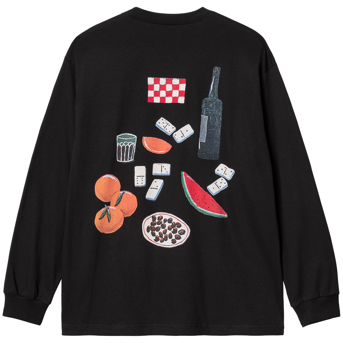 Carhartt WIP Isis Maria Longsleeve T-Shirt Black Carhartt WIP Isis Maria Longsleeve T-Shirt Black