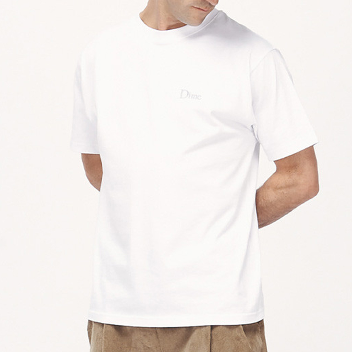 Dime Classic Small Logo T-Shirt White
