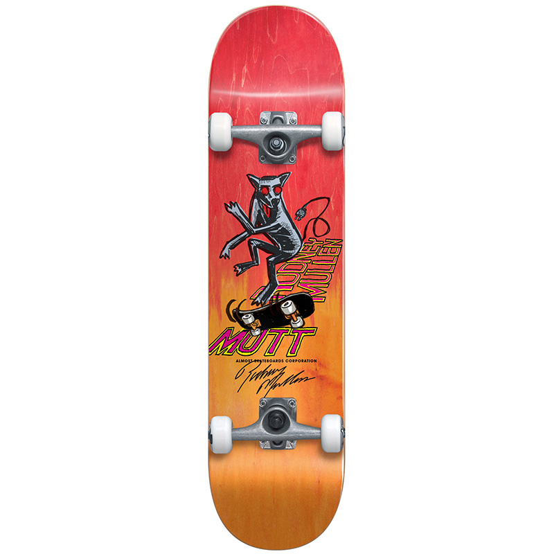 Almost Mini Mutt Yth Premium Complete Skateboard 7.375 Almost Mini Mutt Yth Premium Complete Skateboard 7.375