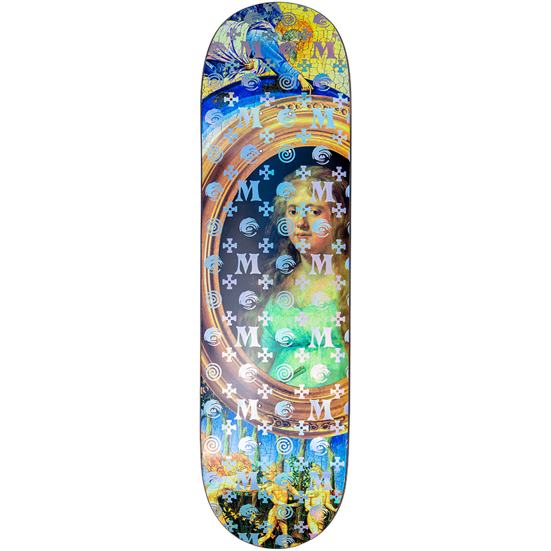 Madness Queen R7 Skateboard Deck Holographic/Swirl 8.5