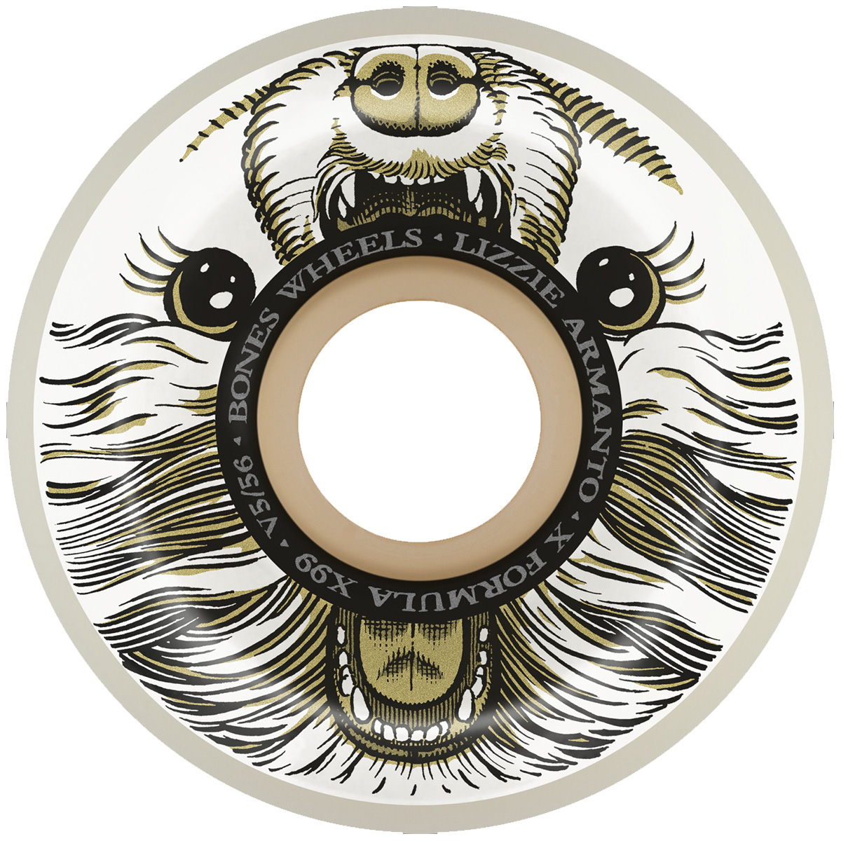Bones X Formula Lizzy Alma Mutter V5 Sidecut Wheels 99A 56mm Bones X Formula Lizzy Alma Mutter V5 Sidecut Wheels 99A 56mm