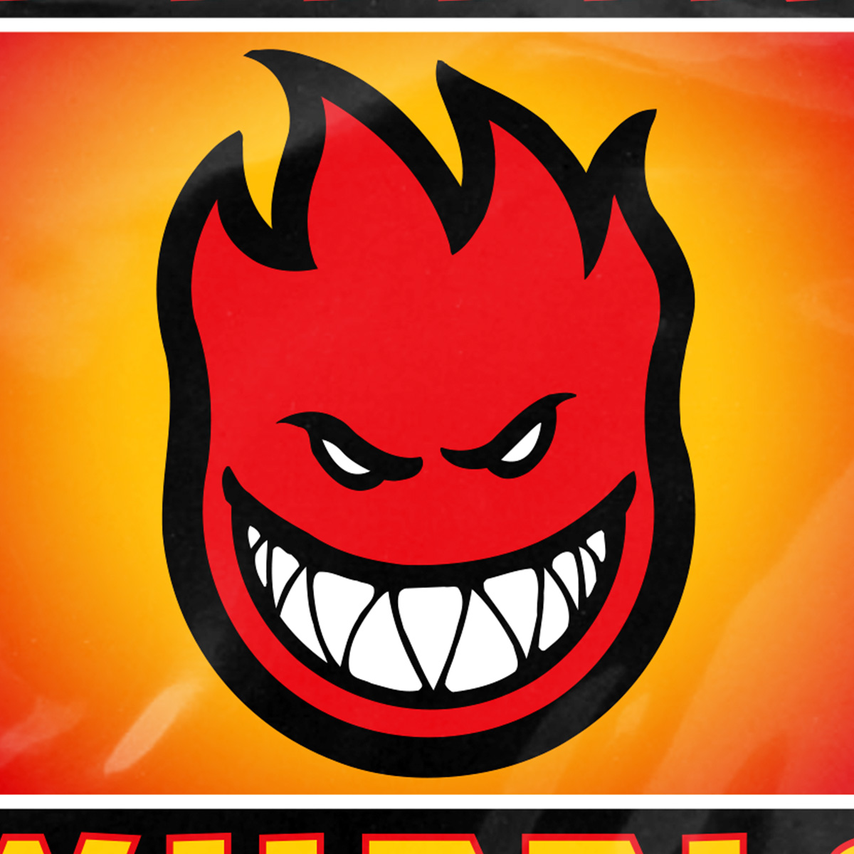 Spitfire Bighead Box Sticker Black Medium