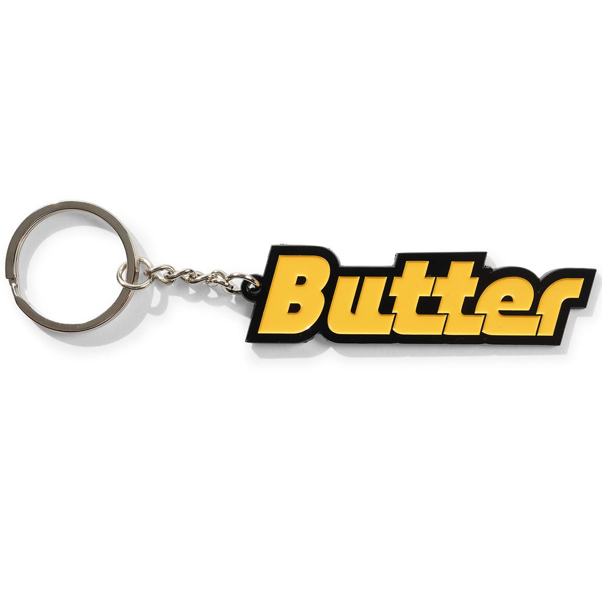 Butter Goods Transit Enamel Key Chain Yellow Butter Goods Transit Enamel Key Chain Yellow