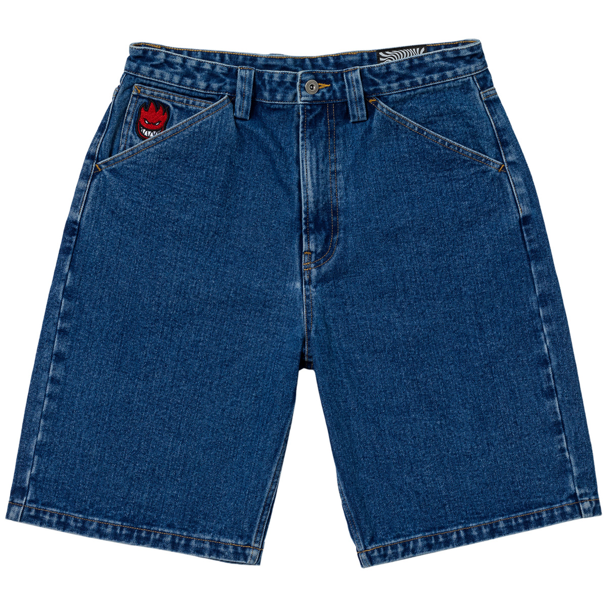 Spitfire Bighead Fill Denim Shorts Medium Stone Wash