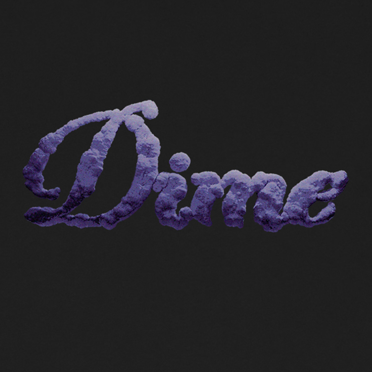 Dime Cursive Cloud T-Shirt Black Dime Cursive Cloud T-Shirt Black