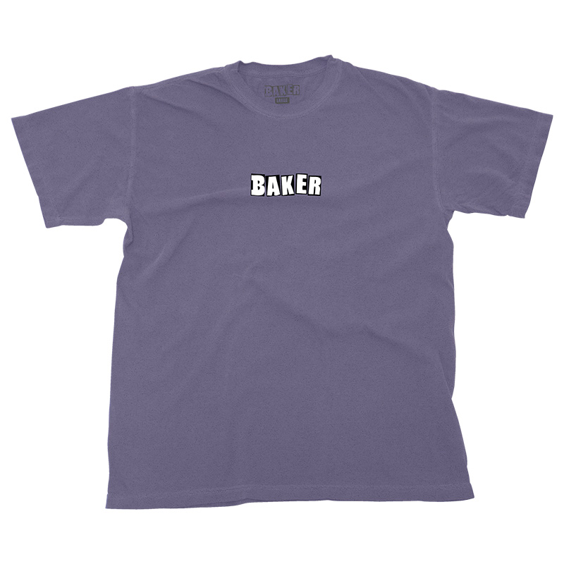 Baker Brand Logo T-shirt Wine Wash