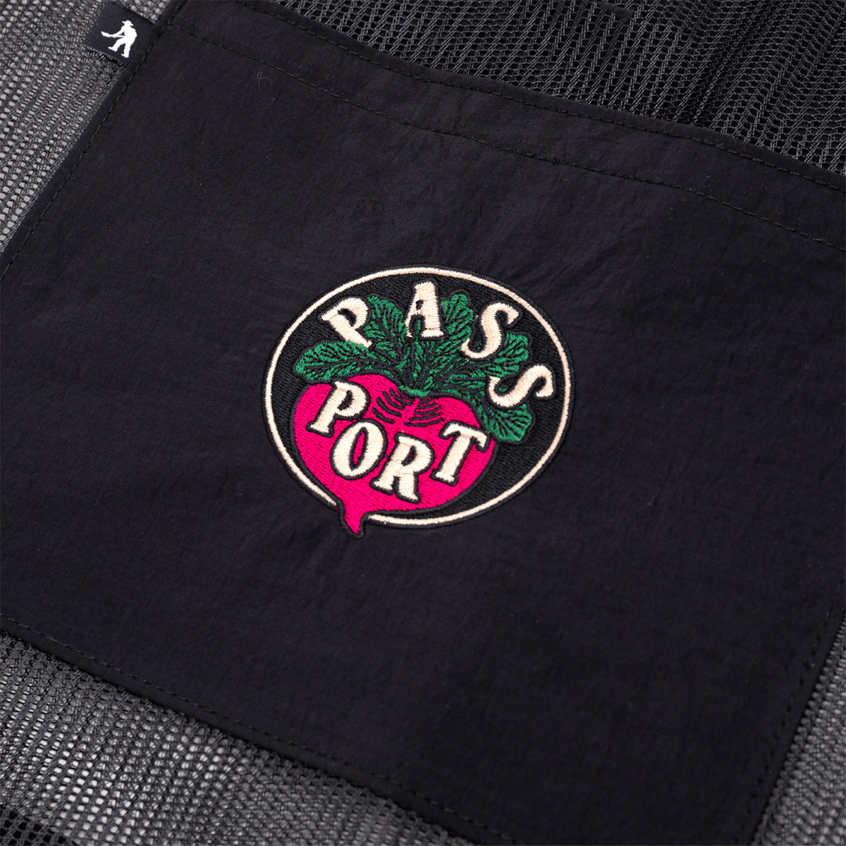 Pass Port Radish RPET Mesh Tote Bag Black Pass Port Radish RPET Mesh Tote Bag Black