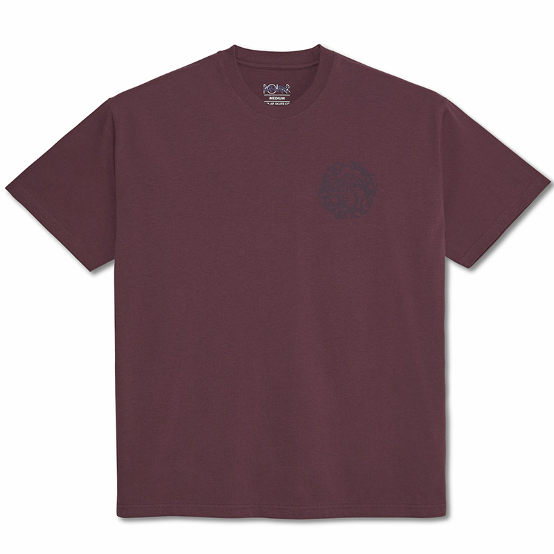 Polar Hijack T-Shirt Plum Polar Hijack T-Shirt Plum