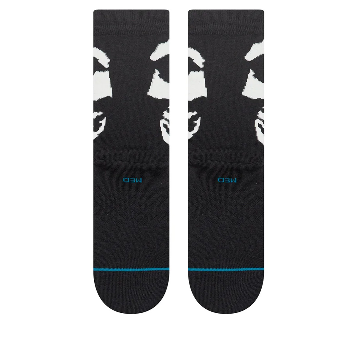 Stance Beware Crew Socks Black Stance Beware Crew Socks Black