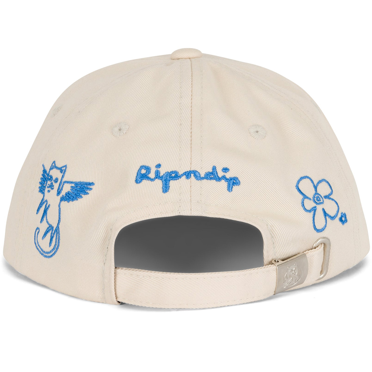 RIPNDIP Blonded Strapback Cap Off White RIPNDIP Blonded Strapback Cap Off White