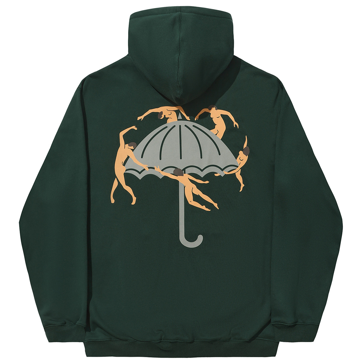 Helas Dancing Hooded Sweater Forrest Green