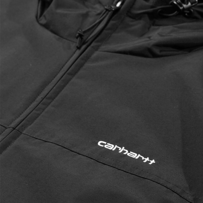 Carhartt WIP Hooded Sail Jacket Black/White Carhartt WIP Hooded Sail Jacket Black/White