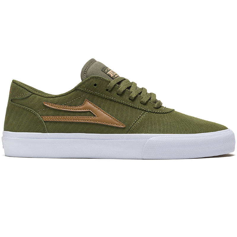 Lakai Manchester Olive Cord Suede