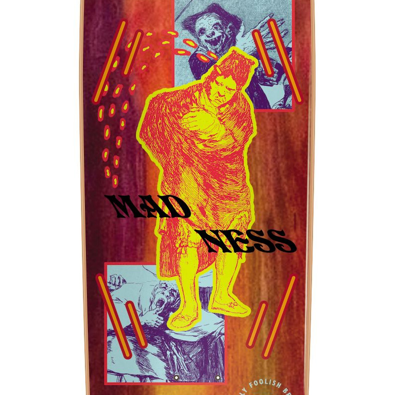 Madness Grasp R7 Skateboard Deck Orange 9.125