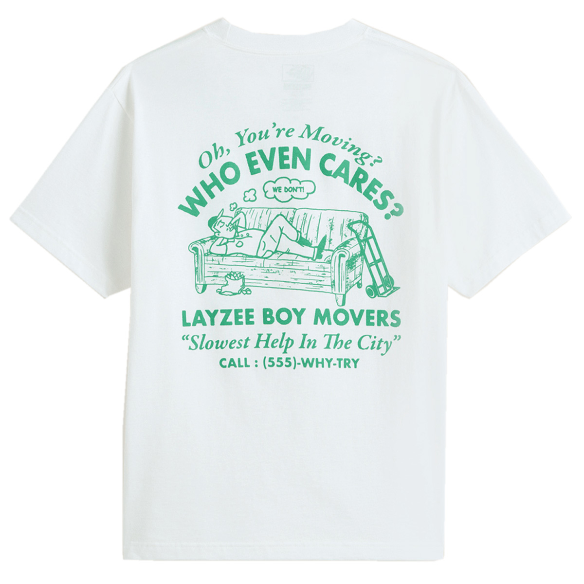 Vans Moving CO T-Shirt White Vans Moving CO T-Shirt White