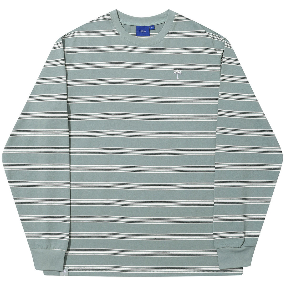 Helas Stries Longsleeve T-Shirt Teal Stripe