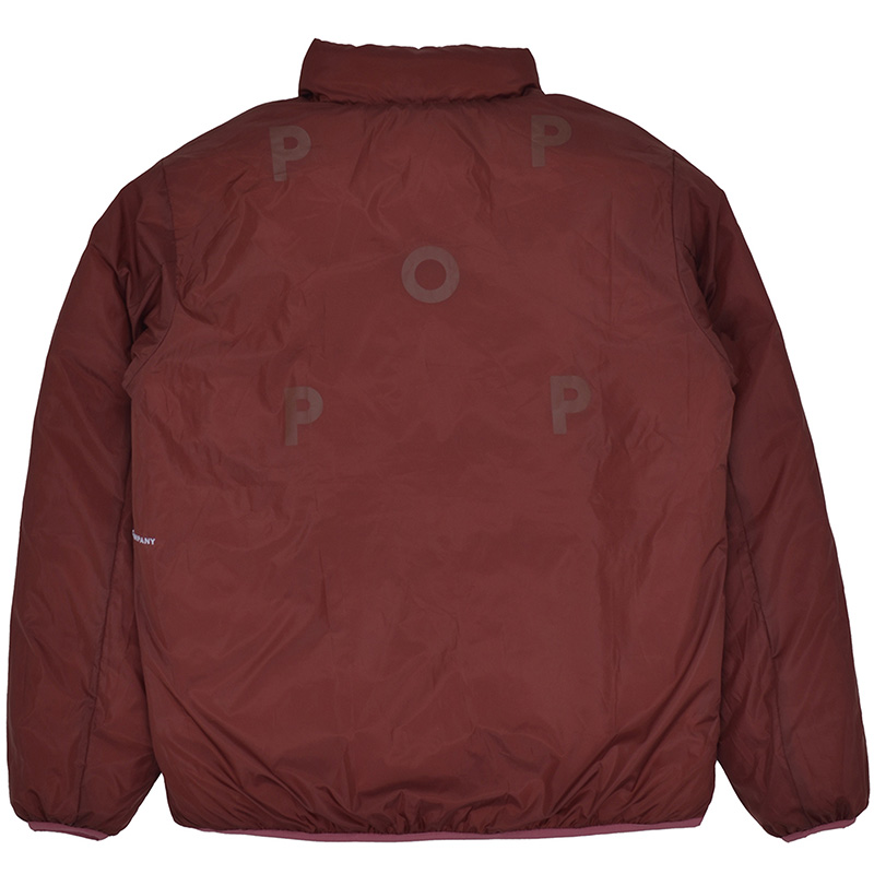 Pop Trading Company Quilted Reversible Puffer Jacket Mesa Rose/Fired brick Pop Trading Company Quilted Reversible Puffer Jacket Mesa Rose/Fired brick