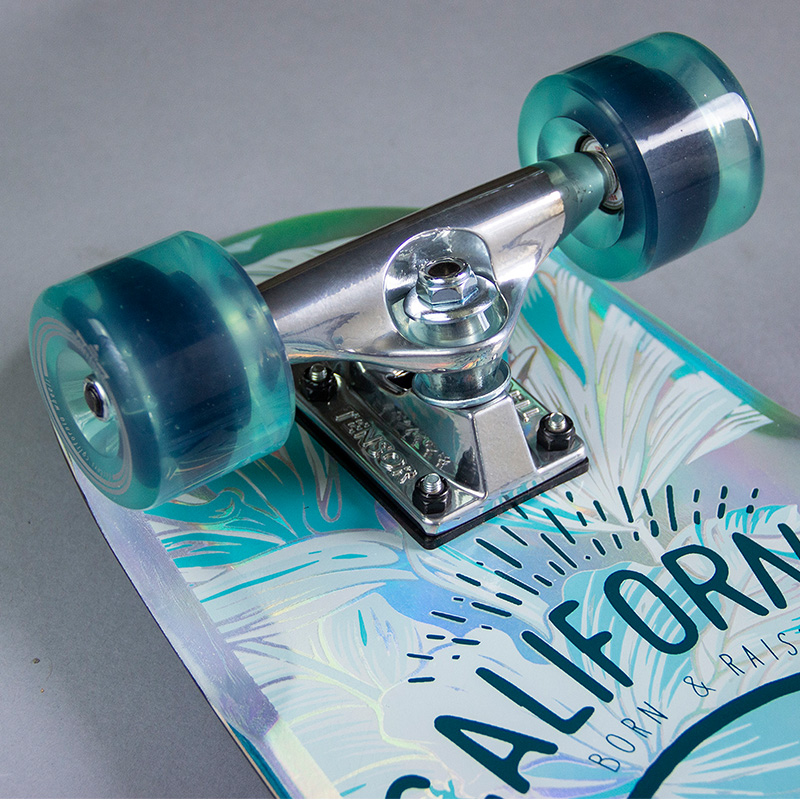 Dusters Beach Complete Cruiser Prism Teal/Holographic 29.0 Dusters Beach Complete Cruiser Prism Teal/Holographic 29.0