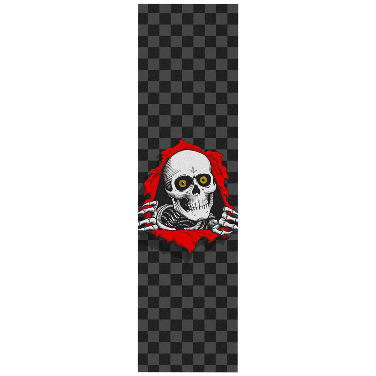 Powell Peralta Ripper Charcoal Checker Griptape Sheet 9.0 Powell Peralta Ripper Charcoal Checker Griptape Sheet 9.0