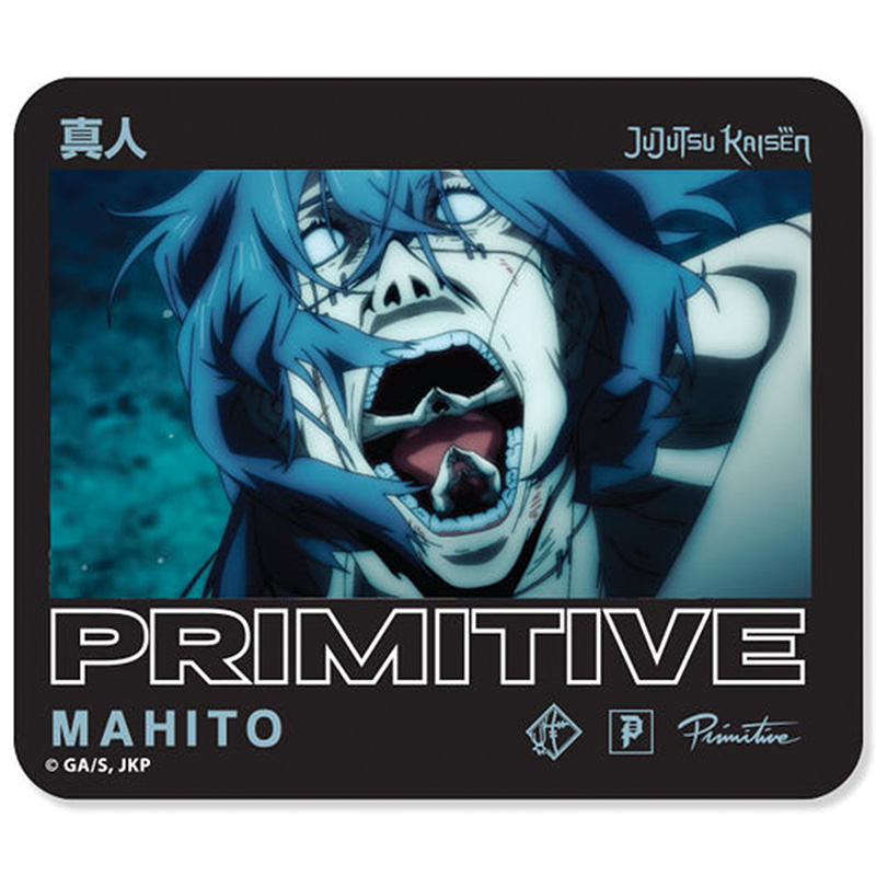 Primitive X Jujutsu Kaisen Mahito Sticker Black