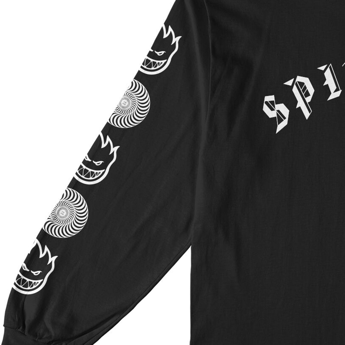 Spitfire Old E Combo Sleeve Longsleeve T-Shirt Black/White Spitfire Old E Combo Sleeve Longsleeve T-Shirt Black/White